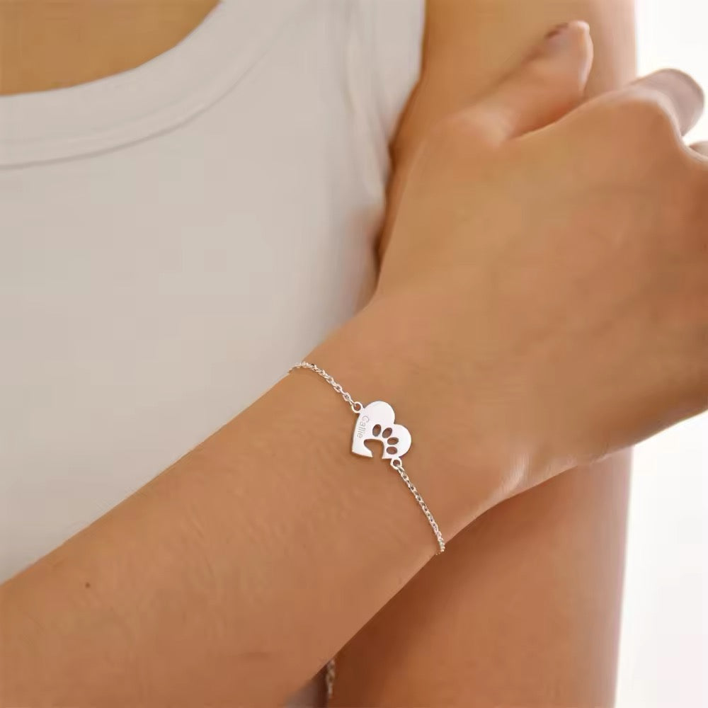 Bracelet Personnalisé • Cœur Canin